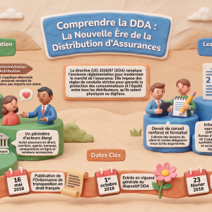 MODULE A — Environnement réglementaire & fondamentaux de la DDA THÈME 01 La Directive sur la Distribution d'Assurances (DDA) Cadre européen, objectifs, transposition en droit français et obligations des distributeurs